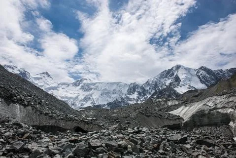 Akkem glacier Stock Photos