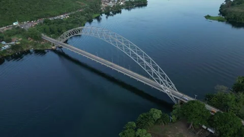 Akosombo Adomi Bridge 動画素材 279905735