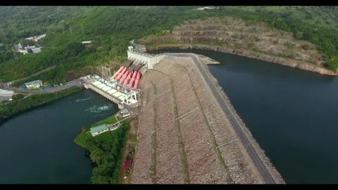 Akosombo Dam Vídeos de archivo 310508897