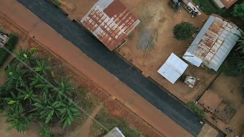 Akoti Road on construction top spin 動画素材 89968139