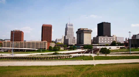 Akron Cityscape Timelapse Stock Footage 24585126