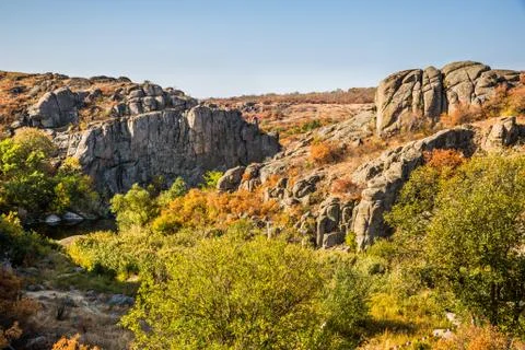 Aktovsky canyon Stock Photos