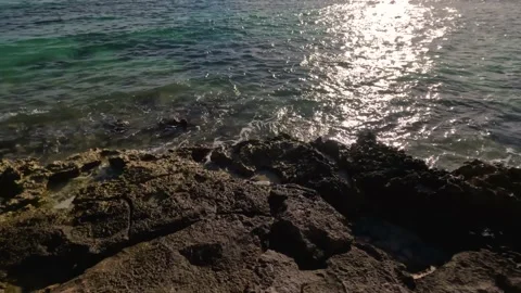 Akumal bay panoramic view Stock Footage 230340990