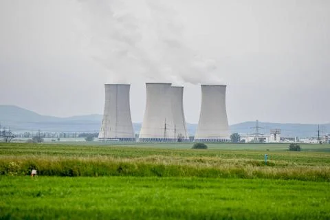 AKW Bohunice, Kernkraftwerk, Slowakei 19.05.2019, Bohunice, SVK, AKW, Ato... Stock Photos