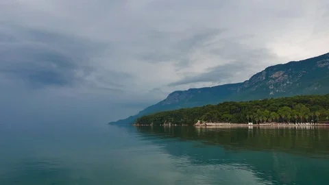 Akyaka Sea View Stock Footage 76973746