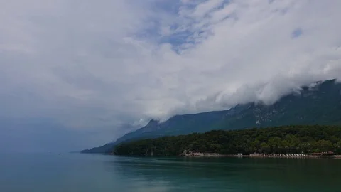 Akyaka Sea View (Time Lapse) Stock Footage 76940406