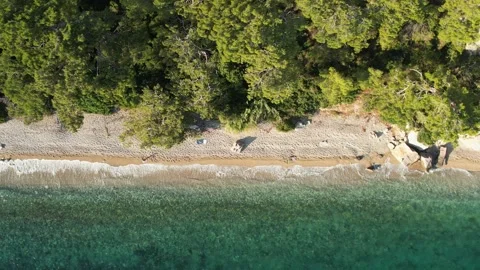 Akyaka TurquoiseSea DroneView 库存影片 314748762
