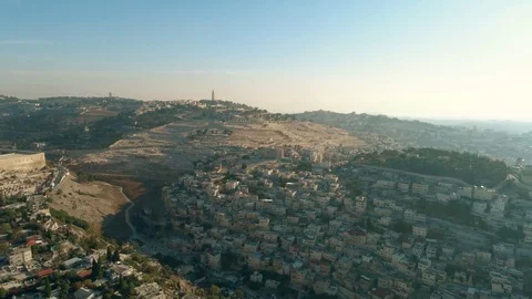 Al-Aqsa Mosque, also known as Al-Aqsa and Bayt al-Maqdis dome of the rock Vídeo Stock 83422962