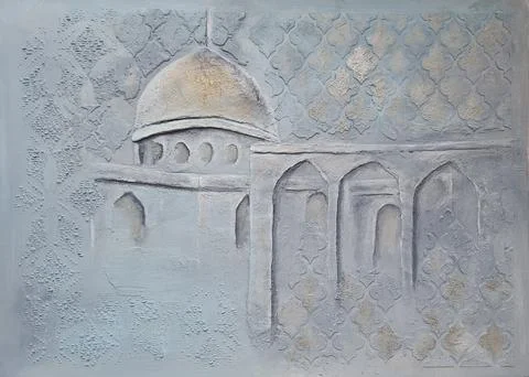 Al aqsa mosque Stock Illustration