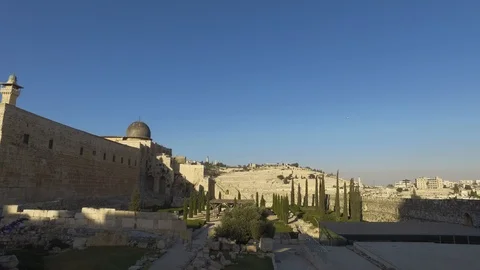 Al-Aqsa Mosque Jerusalem Stock Footage 109992333