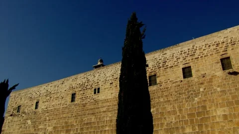 Al-Aqsa Mosque, Western Wall, Jerusalem, Israel Stock Footage 320900431