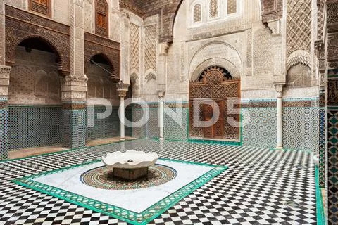 Al Attarine Madrasa Stock Photos