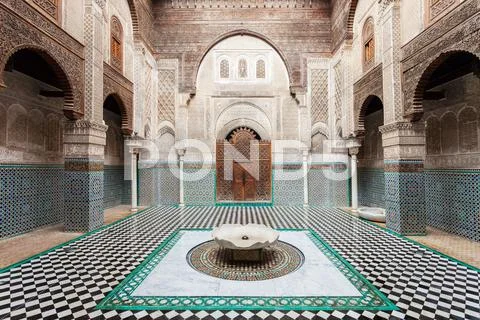 Al Attarine Madrasa Stock Photos