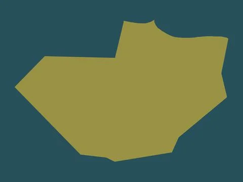 Al Batinah South, Oman. Solid color shape イラスト素材