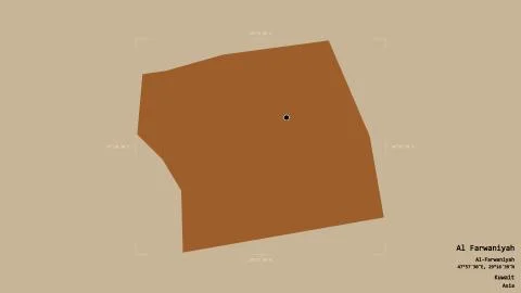 Al Farwaniyah - Kuwait. Bounding box. Pattern イラスト素材