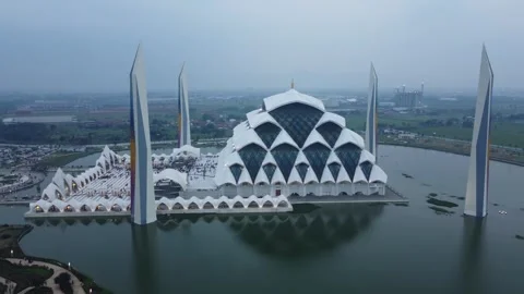 Al Jabar Mosque Stock Footage 265986833