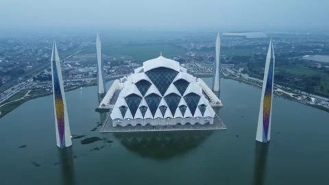 Al Jabar Mosque Stock Footage 265987306