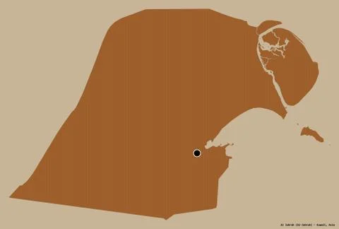 Al Jahrah, province of Kuwait, on solid. Pattern イラスト素材