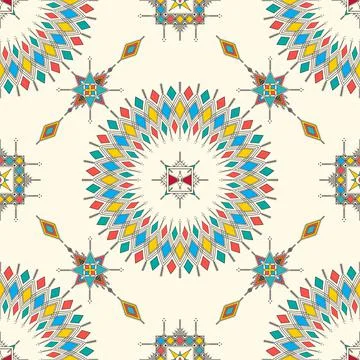 Al-Qatt Al-Asiri pattern 스톡 일러스트