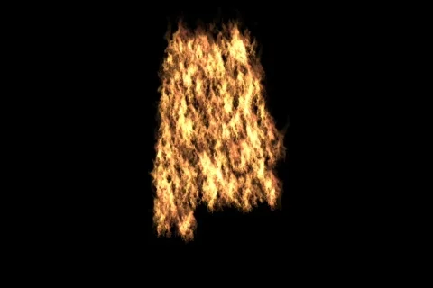 Alabama on Fire Stock Footage 728153