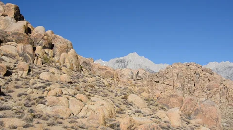 Alabama Hills Lone Pine Stock Footage 32220128