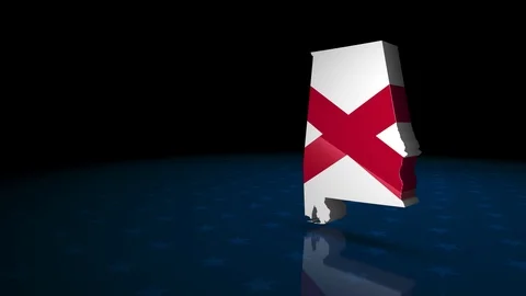 Alabama State Election Background 04 Stock Footage 124620255