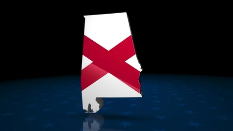 Alabama State Election Background 05 Stockbeeldmateriaal 124620259