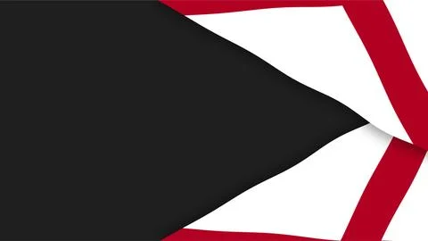 Alabama state flag inspired abstract graphic background with red and black .. Stock Illustration