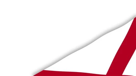 Alabama state flag revealed under peeling paper corner background vector il.. Stock Illustration