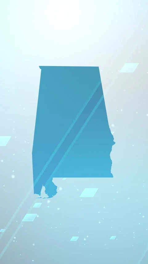 Alabama State Slider Background Stock Footage 259874861