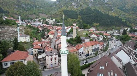 Alaca Mosque Minaret Stock Photos