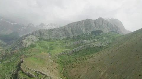 Aladaglar mountain range in Taurus Mountains Stock Footage 242397158