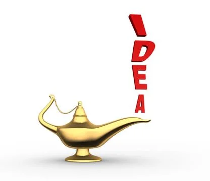 Aladdin's lamp Stock Illustration