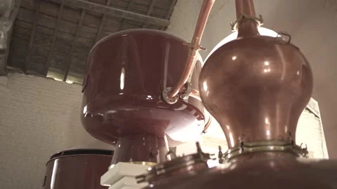 Alambic for Gin Spirits Stock Footage 222003439