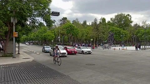 Alameda central in Mexico Stock-Footage 144468292