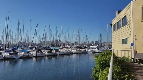 Alameda Marina Stockbeeldmateriaal 92133407