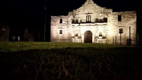 The Alamo Motionlapse Stock Footage 151124354