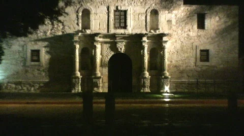 The Alamo San Antonio USA Stock Footage