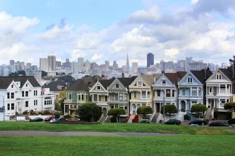 Alamo Square Stock Photos