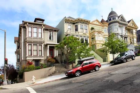 Alamo Square Stock Photos