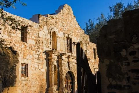 The Alamo at Sunset 스톡 사진
