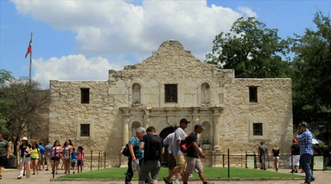 The alamo time lapse Video stock 29668196