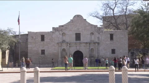 Alamo Time Lapse Stock Footage 64694637