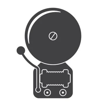 Alarm Bell Icon Stock Illustration
