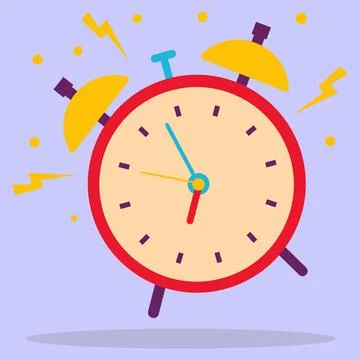 The alarm bell icon. The ringing of alarm bells. Stock Illustration