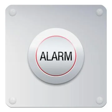 Alarm Button Panic Emergency Illustrazione stock