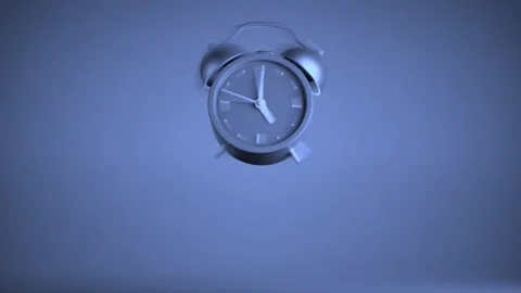 Alarm Clock 3D Animation – Ringing Wake Up Concept Video stock 316776429