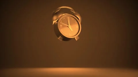 Alarm Clock 3D Animation – Ringing Wake Up Concept Video stock 316776436