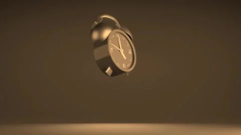 Alarm Clock 3D Animation – Ringing Wake Up Concept Video stock 316776441