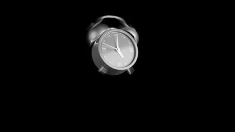 Alarm Clock 3D Animation – Ringing Wake Up Concept Video stock 316776451